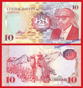 LESOTHO LESOTO 10 Maloti 1990 Pick 11 SC / UNC - Bild 1 von 1