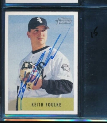 2002 Bowman Heritage #318 Keith Foulke White Sox Signed Autograph (VC46) SWSW6 - Image 1 of 2