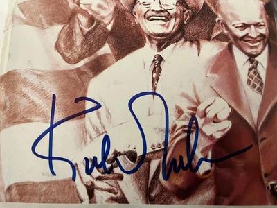 1984 World Series Kirk Gibson Autograph signed Program Detroit Tigers Homerun 23 - Image 1 of 4