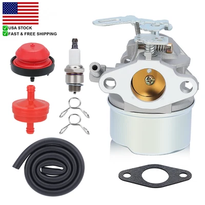 Carburetor Carb Kit For Tecumseh 5HP 4HP MTD 640084 640084B 640084A Snowblower - Image 1 of 4