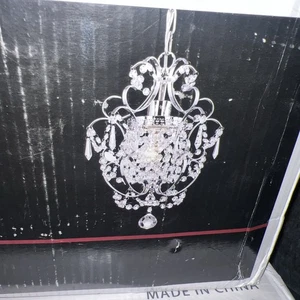 Papaya 17011-CH Chrom Kristall Mini Kronleuchter - offene Box, nie benutzt - Bild 1 von 4