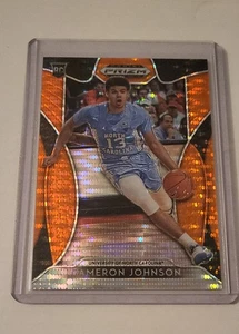 2019-20 Panini Prizm Draft Picks - Cameron Johnson #76 Orange Pulsar Prizm /20 - Bild 1 von 3