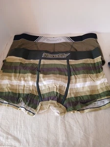 Mensfit  Briefs Sz XXL, Green, Multicolor, Soft Band, NIP, 2pr. - Picture 1 of 2