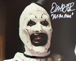 FOTO 8x10 firmada autografiada por David Howard Thornton - Art The Clown - Imagen 1 de 1