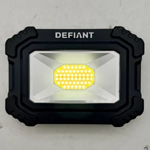 Defiant Rechargeable Magnetic Utility Light Plastic Black Gray - Picture 1 of 2