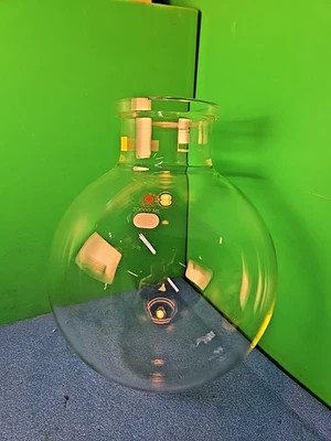 ACE Glass 20000 ml ROUND BOTTOM 20L REACTION FLASK 150mm   - Image 1 of 3