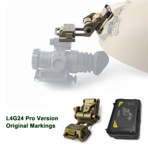 Metall harteloxiert L4 G24 NVG Helmhalterung passend für PVS15/18 Nachtsichtbrille  - Bild 1 von 25