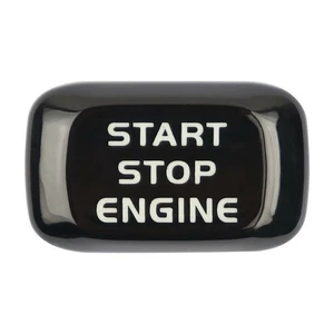 Car Engine Button Button Anti-corrosion Black No Paint-shedding - Picture 1 of 6