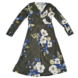 Anthropologie Dress Caution To The Wind Faux Wrap Sun Womens Floral Stretch - Picture 1 of 11