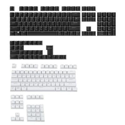 Clear Print OEM Profile Keycaps Set Korean Keycaps for Improved Typing Keycaps - Image 1 of 4