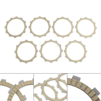 Clutch Friction Plate Kit for Kawasaki EX500 Ninja 500 1994-2005 13088-1013 US - Image 1 of 4