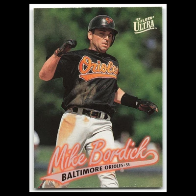 Tarjeta de béisbol Mike Bordick #370 1997 Fleer Ultra Baltimore Orioles MLB casi nueva Foto 1 de 3