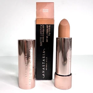 Anastasia Beverly Hills MATTE Lipstick WARM TAUPE - Full Size .10 Oz Boxed - Picture 1 of 4