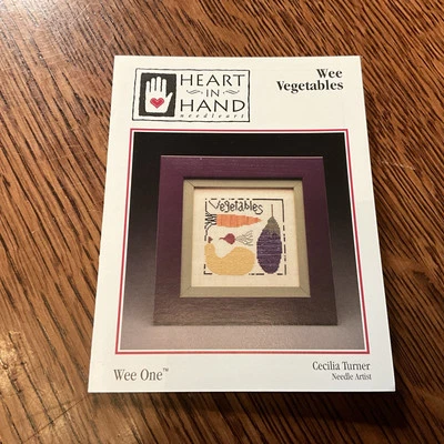 Wee One: Wee Vegetables Cross Stitch Pattern by Heart In Hand Needleart - Image 1 of 2