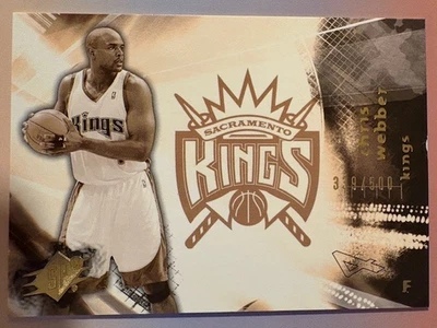 2004-05 Chris Webber UD SPx Throwback Variation - 339/500 - Image 1 of 2