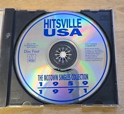 Hitsville USA The Motown Singles Collection 1959-1971 CD 4 1992 Motown - Tested  Foto 1 de 4