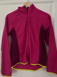 Fleecejacke H&M pink rosa lila Gr. 146/152 mit Daumenlöchern - Bild 1 von 2