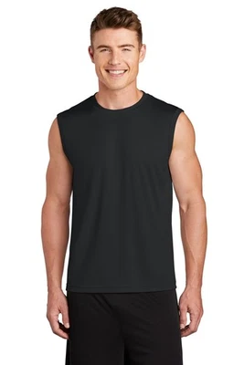 Camiseta Sport-Tek Para Hombres Sin Mangas Dri-Fit Competidor Absorbe Humedad ST352 Foto 1 de 3