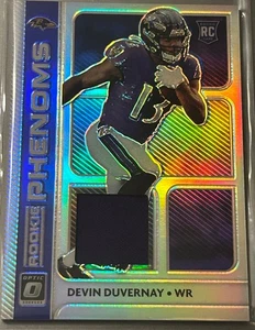 DEVIN DUVERNAY RC 2020 PANINI OPTIC ROOKIE PHENOM PATCH - Foto 1 di 1