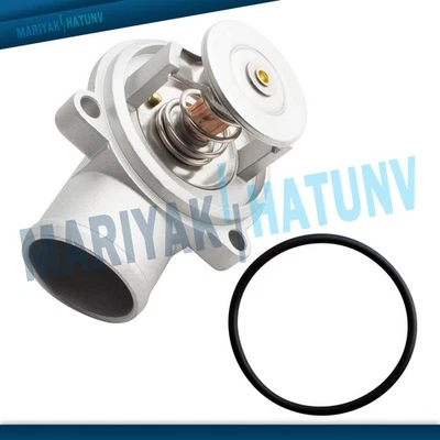 Conjunto de carcasa de termostato de refrigerante de motor para Mercedes-Benz C220 95-96 C230 W202 Foto 1 de 4