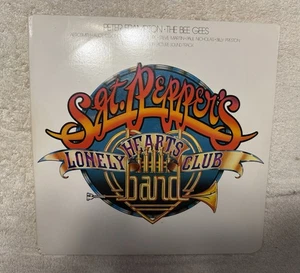 SGT Peppers Lonely Hearts Club Band Soundtrack Vinyl 2LP Record w Poster EX-/EX - Picture 1 of 5