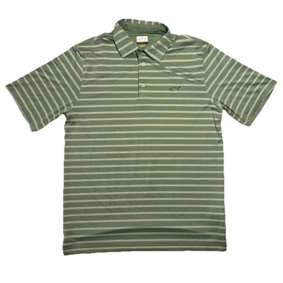 Greg Norman Shirt Men’s Size M Polo Golf Play Dry Green Breathable Comfort  - Image 1 of 4
