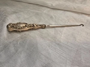 Sterling button hook American maker (1873) - Picture 1 of 2