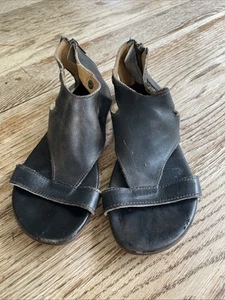 Bed Stu Womens Black Soto Flats Sandals 7.5 - Picture 1 of 11