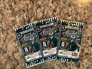 2024 Panini Absolute Football Pack LOT (3) 8 Cards per Pack NFL Football - Picture 1 of 1