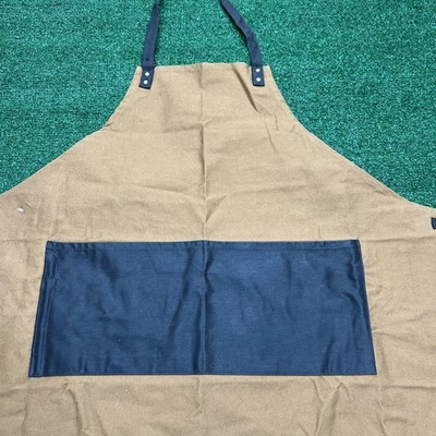 Towsleys Canvas Workshop Carpentry Apron 2 Tone Brown 2 Pockets - Image 1 of 4