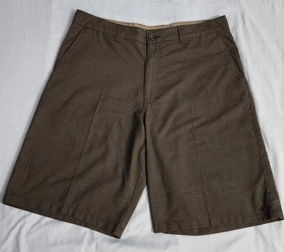 Pantalones Cortos O’Neill Para Hombre Calce Estándar Bristol Cuadros Informales Estilo Chino Negros Talla 36 Foto 1 de 4