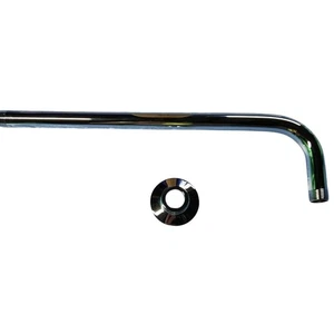 Kohler 10124-CP Braccio e flangia antipioggia da parete - Cromo lucido - Foto 1 di 4