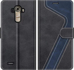 MOBESV Custodia per LG G4, Cover a Libro Magnetica Custodia in Pelle per LG G4, - Foto 1 di 12