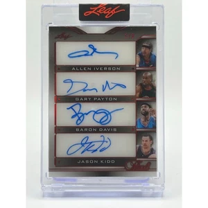 Hoja Pearl Iverson Kidd Payton Davis 2025 Bibby Jason Williams 8 vías automático 1/3 SP - Imagen 1 de 2