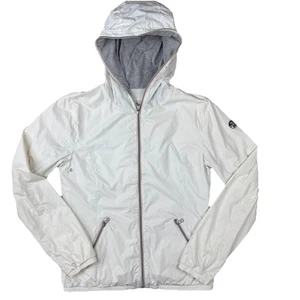 North Sails Lightweight Hooded Windbreaker Jacket Off White Men’s Medium - Picture 1 of 13