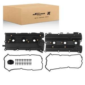 Par de cubiertas de válvula con juntas para Infiniti G35 FX35 M35 Nissan 350Z V6 3,5 L 2003-08 - Imagen 1 de 12