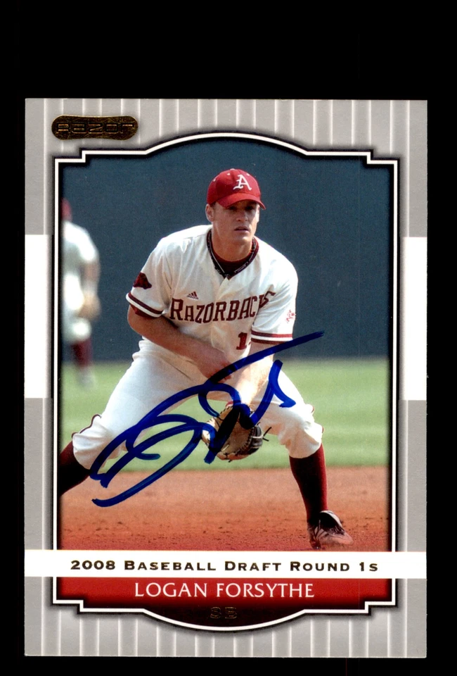 Signed Baseball Card Auto Logan Forsythe 2008 Razor #73 San Diego Padres - Image 1 of 2