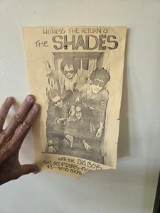 Big Boys Shades Punk Rock Pole Poster Texas Punk Rock - Picture 1 of 7