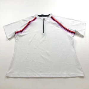 Tail XL Womens Short Sleeve Tennis Golf Pullover Top White MINT - Picture 1 of 8