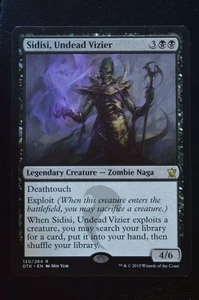 Magic The Gathering MTG SIDISI, UNDEAD VIZIER Dragons of Tarkir LP Played - Picture 1 of 2