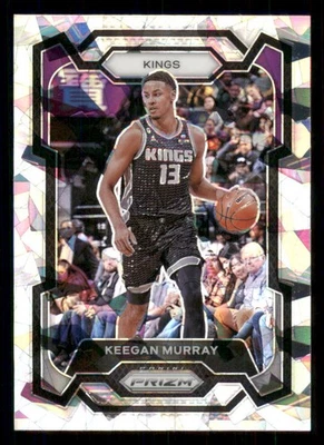2023-24 Panini Prizm Prizms Ice #7 Keegan Murray - Image 1 of 2