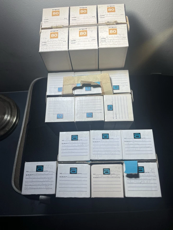 6 Vintage Argus 80 Capacity /13 Argus 60 capacity Slide Magazine Trays - Image 1 of 1