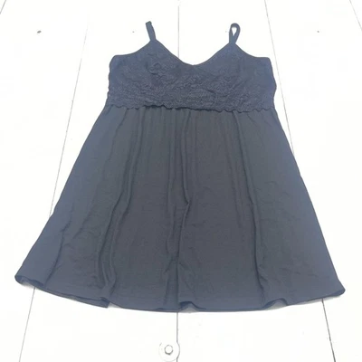 Bloomchic Camisón Vestido Mujer 14-16 Negro Encaje Babydoll Prendas para Dormir Chemise Foto 1 de 4