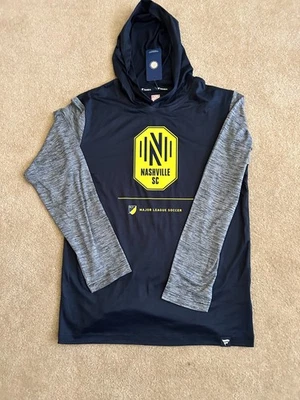 NWTs Fanatics Nashville SC Hooded  Pullover Long Sleeve Jersey T-Shirt NWTs - Image 1 of 4