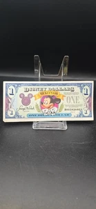 1993 Disney Dollars $1 MICKEY'S 65TH ANNIVERSARY Series D - Bild 1 von 2