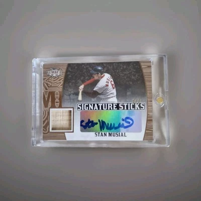 2024 STAN MUSIAL 1/7 AUTOGRAPHED GAME USED BAT SIGNATURES STICKS   - Image 1 of 3