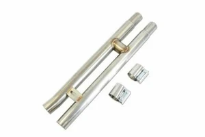 2015-2017 Mustang GT 5.0 Steeda Resonator Delete H-Pipe Stainless Steel Exhaust - Bild 1 von 1