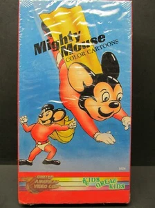 MIGHTY MOUSE AND FRIENDS - Color Cartoons, VHS, NEW in Shrink Wrap - Picture 1 of 2
