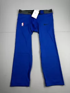 Nike Pro NBA Compression 3/4 Tights Pants Mens Size Large Team Issue New - Picture 1 of 12