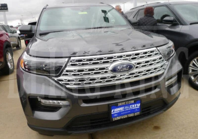 Se adapta a Ford Explorer 2020-2024 parrilla cromada inserción parrilla superposición moldura XLT BASE Foto 1 de 4